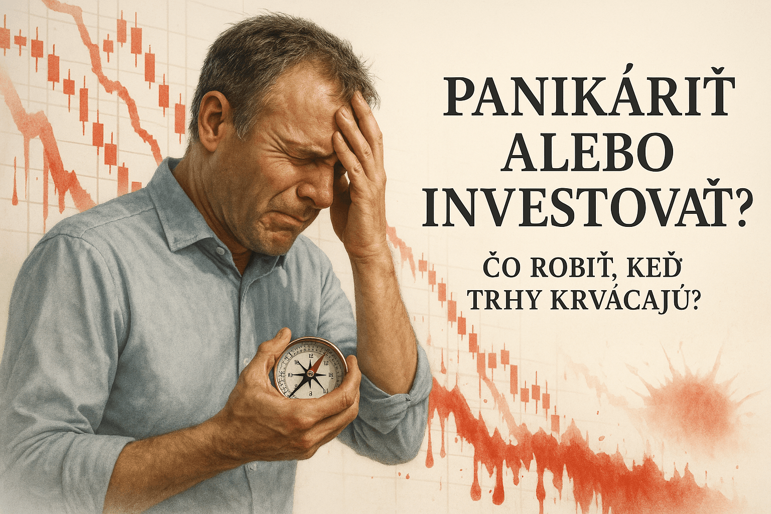 Panikáriť alebo investovať? Čo robiť, keď trhy krvácajú